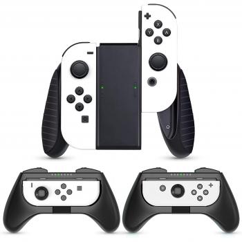 Mando Nintendo Switch OLED Joy-Con con Accesorios de Volante y Soporte