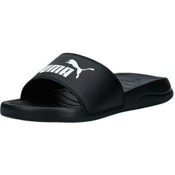 Puma Popcat 20 Unisex Adult Slides, Nero e Bianco, Taglia 40.5 EU