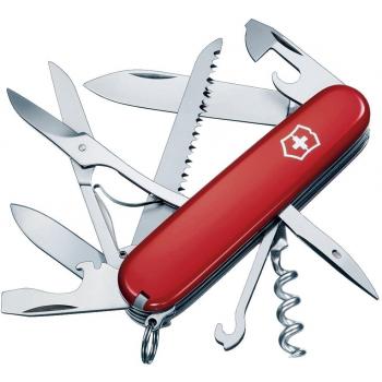 Victorinox Huntsman Red Pocket Knife – 15 Functions, Swiss Made