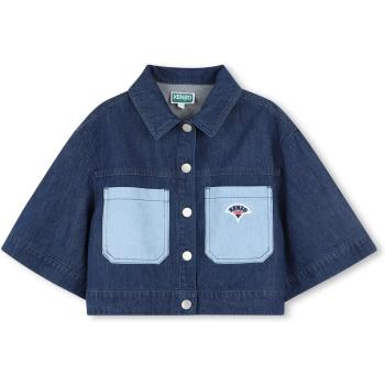 Veste Brodée Denim Kenzo 14 Ans Fille