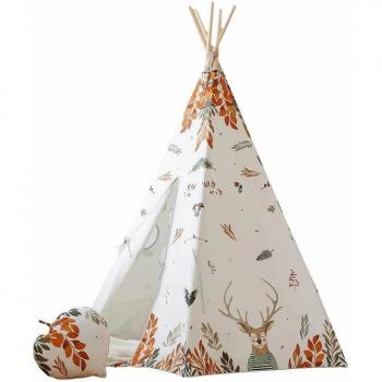 Ensemble de jeu tipi et tapis Amis de la forêt Moi Mili