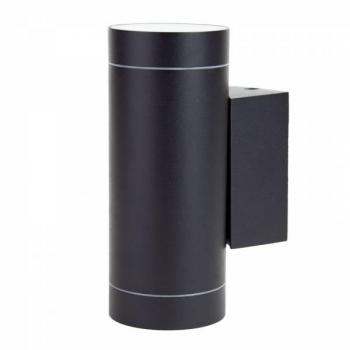 Grafner Aluminium-Wandlampe Up & Down schwarz WL10747