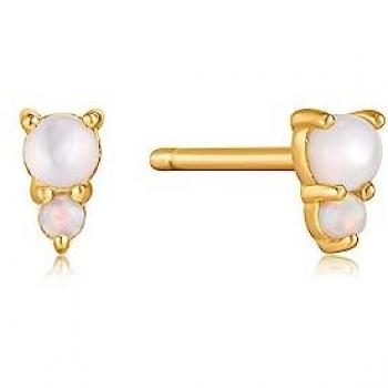 Ania Haie Gold Plated Kyoto Opal and Mother Of Pearl Earrings
