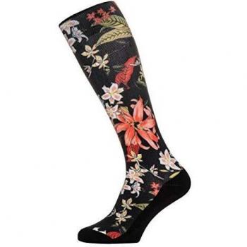 Schwarze Skisocken „Praline“ für Damen 39‑42