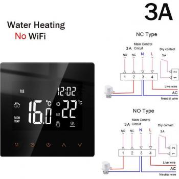 WiFi-fähiger Thermostat für elektrische Heizsysteme mit Fernbedienung