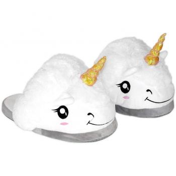 Funky Planet Damen‑Unicorn‑Sockenpantoffeln