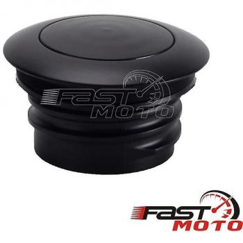 Tapa de gasolina de descarga negra para Harley Road Glide 08-17