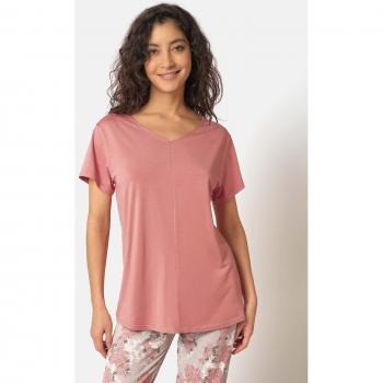 Skiny Weiches Pyjamaoberteil aus Material-Mix