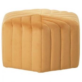 Cojín de Terciopelo Beliani Murietta 53x29cm Mostaza