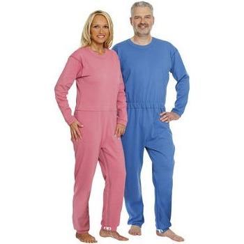 Pijama de Manga Larga Azul en Talla XL