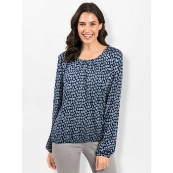 Tee Helline Viscose Sable Nocturne – Bleu Nuit‑Sage