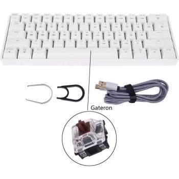 CPDD SK61 60% Gaming Keyboard Gateron Optical Switches