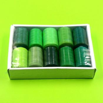 DIY Sewing Thread 40#2 Polyester 10 Rolls 1000 Yards
