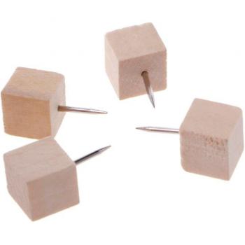 30 Pcs Wood Head Push Pins