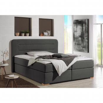 Manchester Schlafsystem – HomeAffaire Boxspring, 5 Breiten, 3 Modelle, 2 Härtegraden, Topper, Steppung