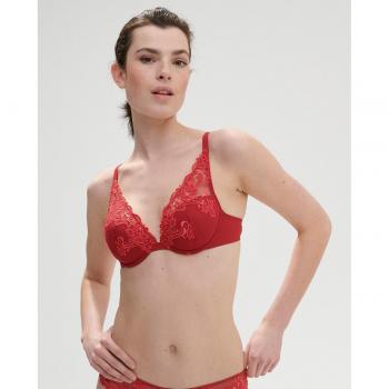 Red 36B SimPrle Triangle Bra