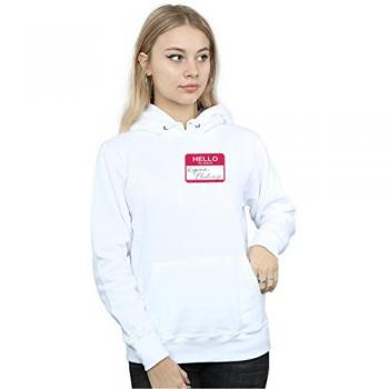 Regina Phalange Female White Hoodie – Name Tag Design