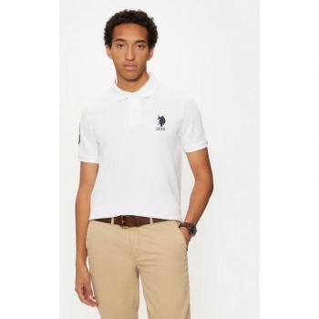 100% Cotton White Player 3 Polo – U.S. Polo Assn