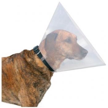 Collare Elisabettiano trasparente per cane di taglia media (misura 35)