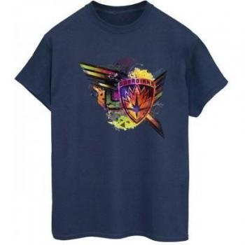 Ladies Marvel Guardians of the Galaxy Abstract Shield T-Shirt