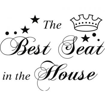 Bathroom Toilet Seat Decor Sticker