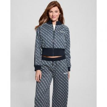 Guess 4G Logo Sweatshirt Damen Dunkelblau Regular Fit Größe S