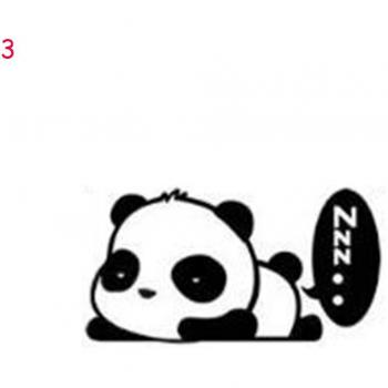 Sleeping Cat Panda Home Decoration Decals