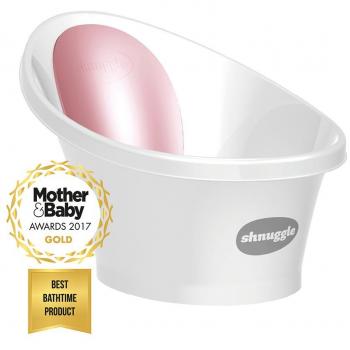 Vasca Shnuggle per Bagnetto Bianca e Rosa