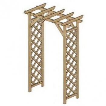 Pergola Rose Droit 2.13m