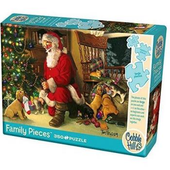 Chaussette du Père Noël Puzzle 350 Multi Cobblehill 54611, différents