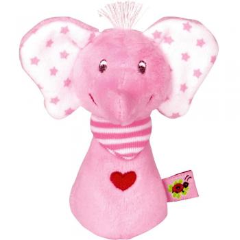 Spiegelburg 14146 Minirassel Elefant Babyglück Rosa