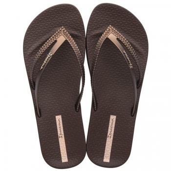 Bossa Soft Vegan Platform Sandals by Ipanema – Brown, UK 6