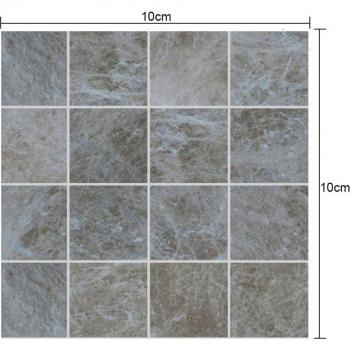 10pcs Moisture-Proof Kitchen and Bathroom Mosaic Stickers