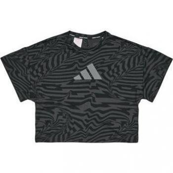 Adidas Girls AOP Team Issue T-Shirt, Size 140