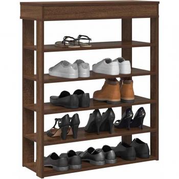 Mueble Organizador de Ropa Maison Exclusive Marrón Roble