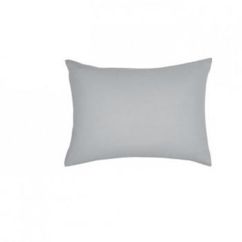 Taie d’oreiller 50×70 cm – TODAY Essential – Coton uni 100 % – Acier