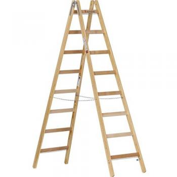 Scala a libro in legno Euroline 2x8