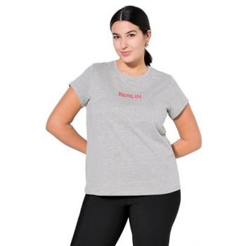 Studio Untold T-Shirt Slim Classic Stickerei – Rundhalsshirt für Damen