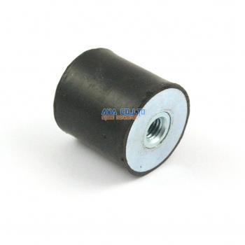 4 Pieces M8 Female-Female Rubber Vibration Isolation Mounts 30x30mm