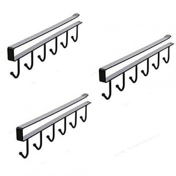 Set de 3 Tazas de Vidrio para Vino con Ganchos para Cinturones y Bufandas