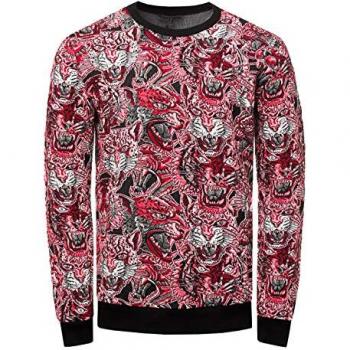Herren Sweatshirt RUSTY NEAL Red Tiger in Größe XXL