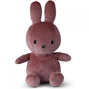 Miffy Funkelndes Cord-Kuscheltier 23 cm Pink