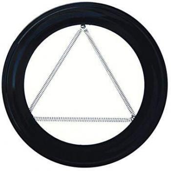 Plafon Estetico Stufa Pellet Vetrificato Nero 80 mm