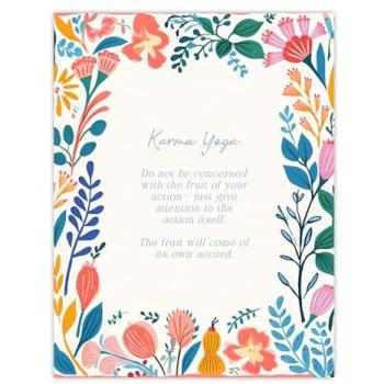 Yoga Spirit Floral Mural