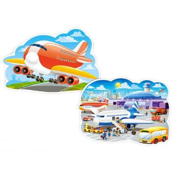 Castorland Puzzle Contour Aéroport – 9 pièces