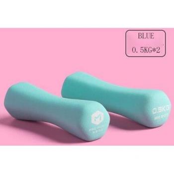 Hexagonal Colorful Dumbbell for Arm Muscle Training
