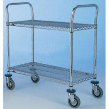 2 Tier Chrome Trolley 457x1070mm SBY13265