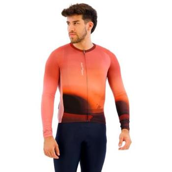 Maglia Santini Luce Manica Lunga Rosso Arancio S