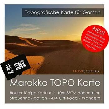 MicroSD con Mapas TOPO de Marruecos