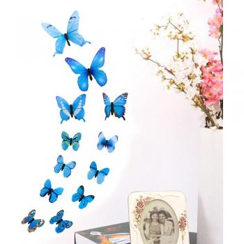 12pcs Luminous Magnetic Butterfly Decor